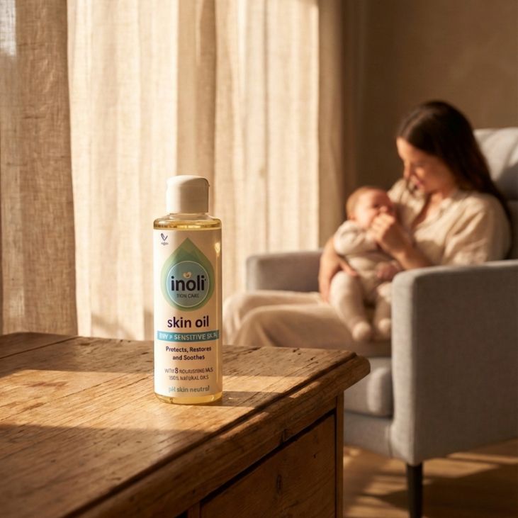 Droge wangetjes bij baby