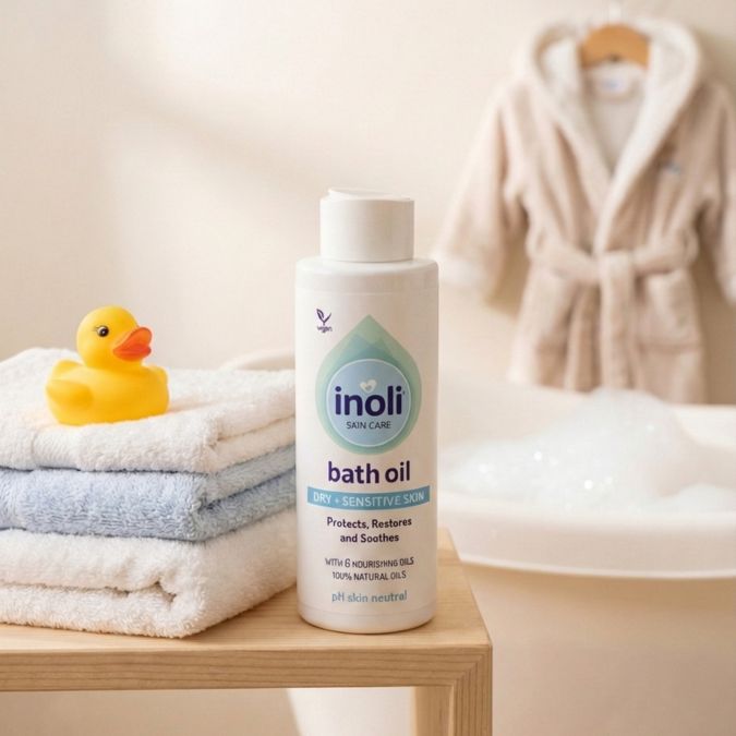 Droge huid van een pasgeboren baby