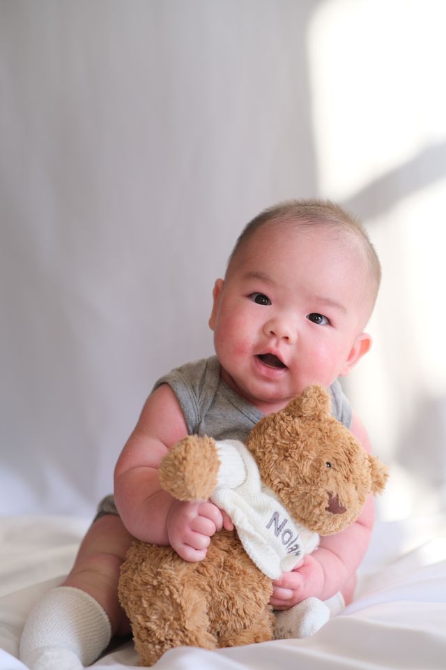 Schrale huid bij een baby